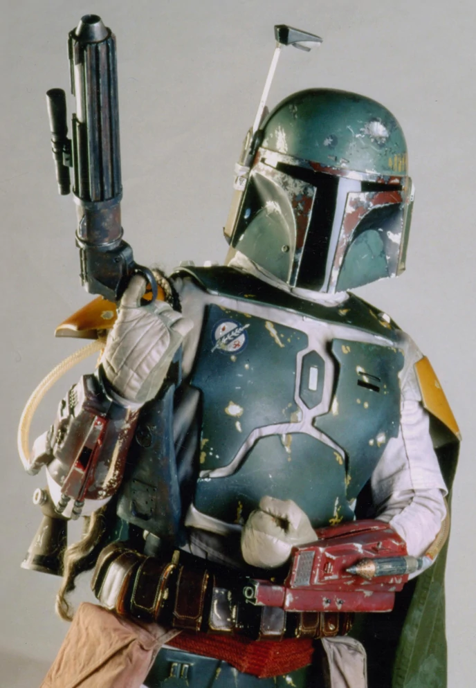 Boba Fett with blaster